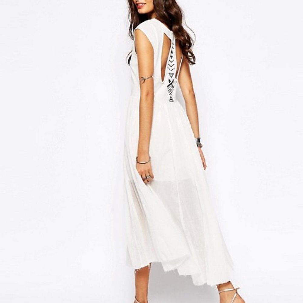 Free People Toosaloosa Slub Meadows Midi size XS